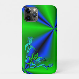 Heart with Flower and Butterfly iPhone 11 Pro Case
