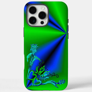 Heart with Flower and Butterfly iPhone 16 Pro Max Case
