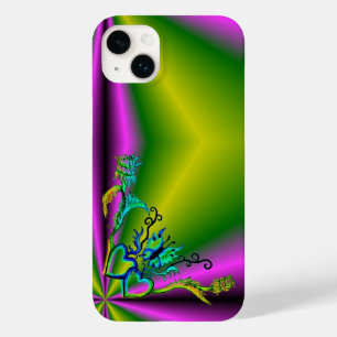Heart with Flower and Butterfly Case-Mate iPhone 14 Plus Case