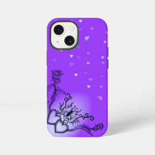 Heart with Flower and Butterfly iPhone 13 Mini Case
