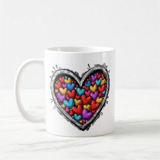 Heart with Hearts  Coffee Mug
