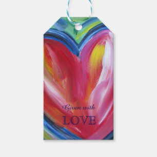 Heart with Hope Love Custom Card Gift Tags
