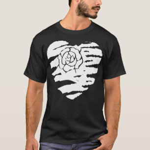 heart with rose T-Shirt
