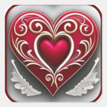 Heart with Soft Grey Background (4)