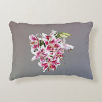 Heart With Stargazer Lilies
