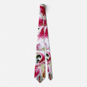 Heart With Stargazer Lilies Tie