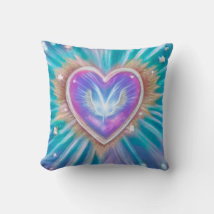 Heart with Wings Inside Cushion
