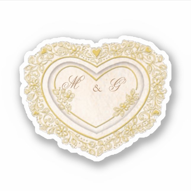 Heart with your letters (Front)