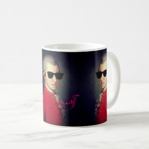 ♥ Heart Wolfgang Amadeus Mozart with signature ♥ Coffee Mug