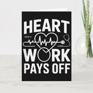 Heart Work Pays Off Cardiology Pion  Card