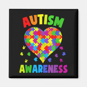 Heart World Autism Awareness 2 April 2021 Shirt Au Magnet