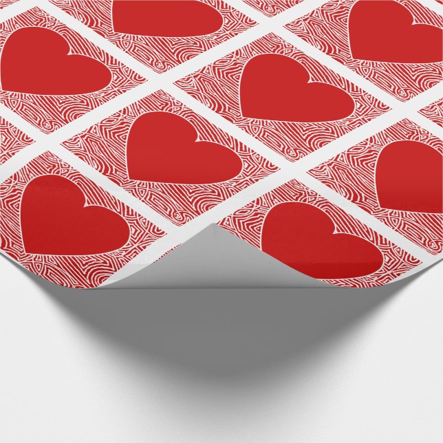 Heart Wrapping Paper (Corner)