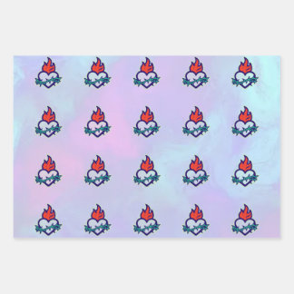 Heart Wrapping Paper Sheet