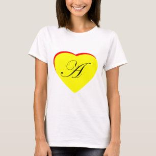 Heart Yellow Red A Wedding Invitation The MUSEUM Z T-Shirt