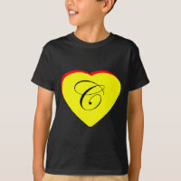 Heart Yellow Red C Wedding Invitation The MUSEUM Z