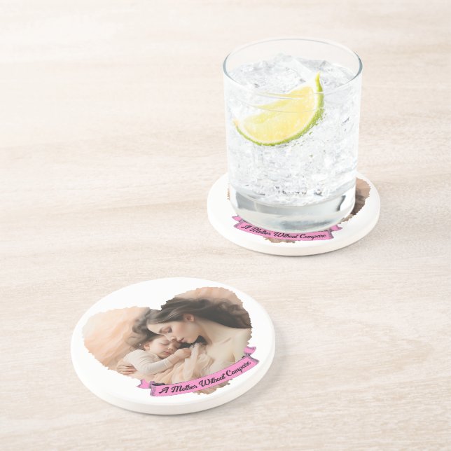 Heart You, A Mother Without Compare Coaster (Side)
