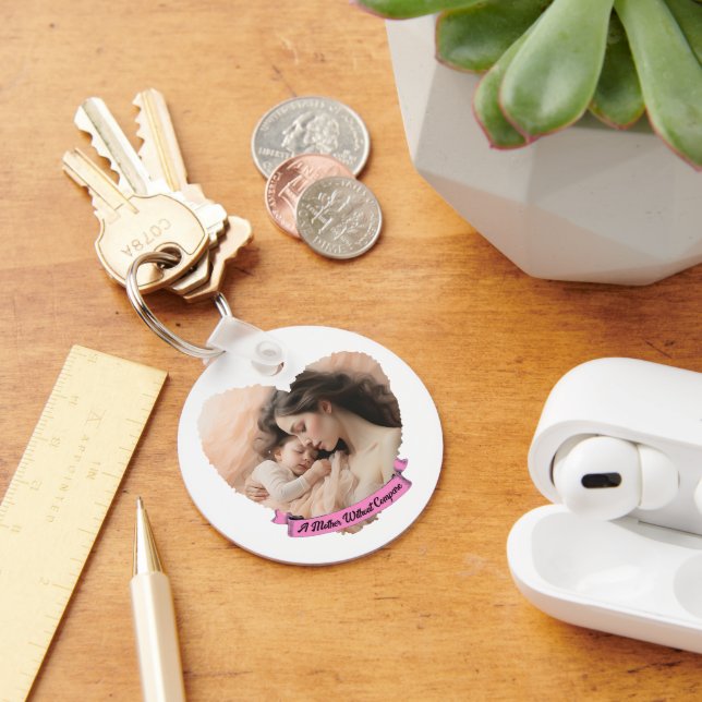 Heart You, A Mother Without Compare Key Ring (Desk)