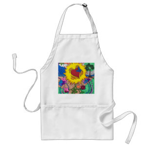 Heart You Apron With Pockets