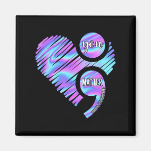 Heart You Don't Let Story End Suicide Prevention Magnet