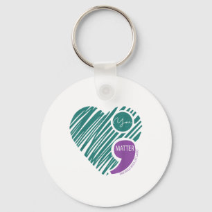 Heart You Dont Let Your Story End Suicide Preventi Key Ring
