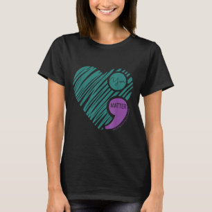 Heart You Dont Let Your Story End Suicide Preventi T-Shirt