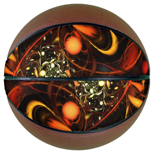 Heartbeat Abstract Art Basketball (Front)
