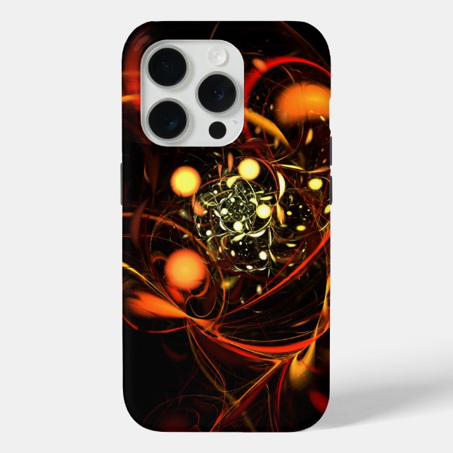 Heartbeat Abstract Art Case-Mate iPhone Case (Back)