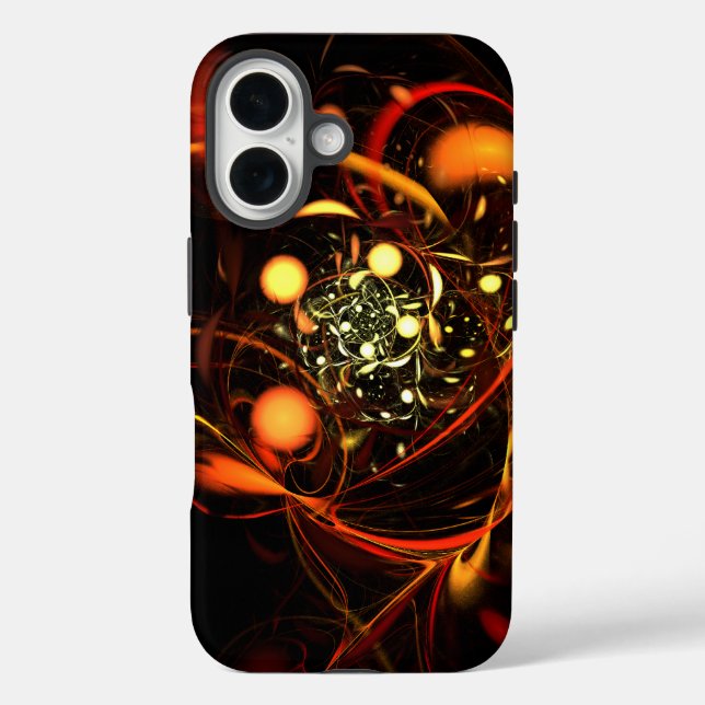 Heartbeat Abstract Art Case-Mate iPhone Case (Back)