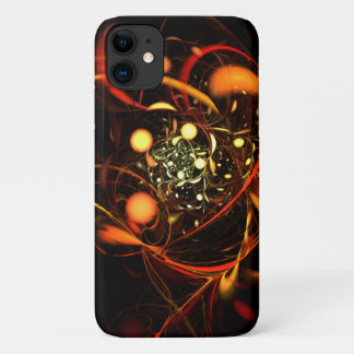 Heartbeat Abstract Art iPhone 11 Case