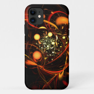 Heartbeat Abstract Art iPhone 11 Case