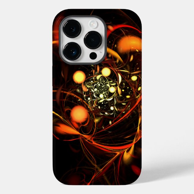 Heartbeat Abstract Art Case-Mate iPhone Case (Back)