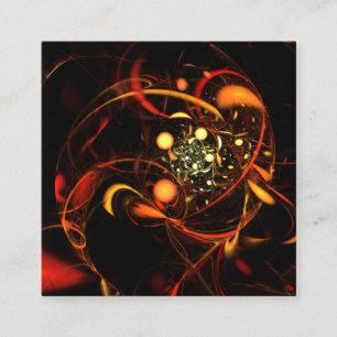 Heartbeat Abstract Art Enclosure Card