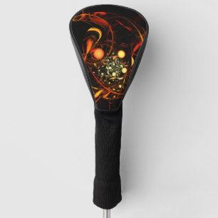 Heartbeat Abstract Art Golf Head Cover