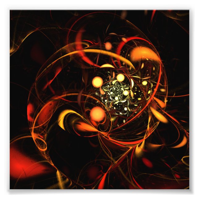 Heartbeat Abstract Art Photo Print (Front)