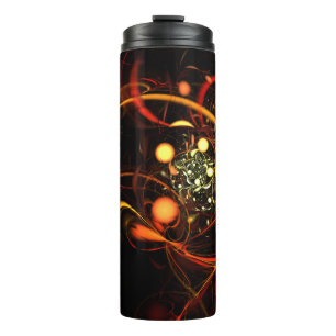 Heartbeat Abstract Art Thermal Tumbler