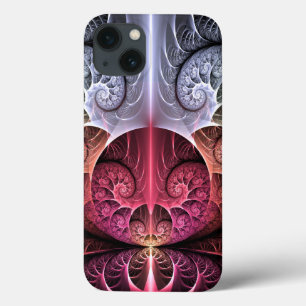 Heartbeat, Abstract Surreal Fantasy Fractal Art iPhone 13 Case