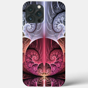 Heartbeat, Abstract Surreal Fantasy Fractal Art iPhone 13 Pro Max Case