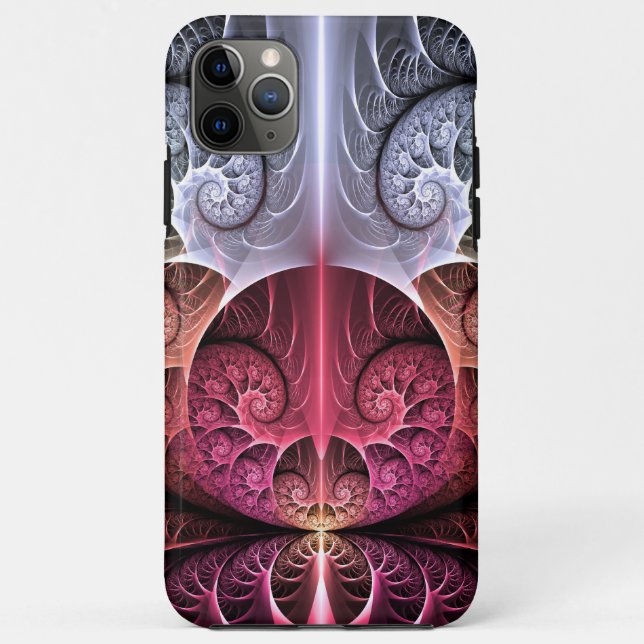 Heartbeat, Abstract Surreal Fantasy Fractal Art Case-Mate iPhone Case (Back)
