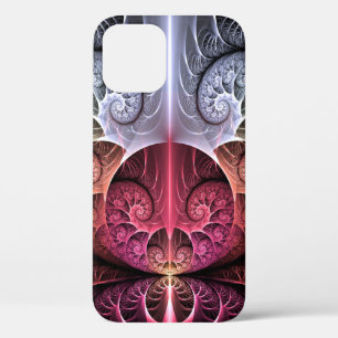 Heartbeat, Abstract Surreal Fantasy Fractal Art iPhone 12 Pro Case