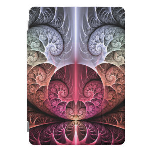 Heartbeat, Abstract Surreal Fantasy Fractal Art iPad Pro Cover