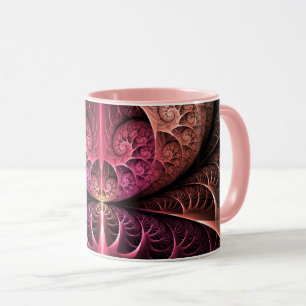 Heartbeat, Abstract Surreal Fantasy Fractal Art Mug