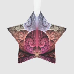 Heartbeat, Abstract Surreal Fantasy Fractal Art Ornament