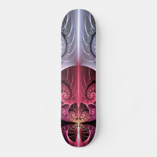 Heartbeat, Abstract Surreal Fantasy Fractal Art Sk Skateboard