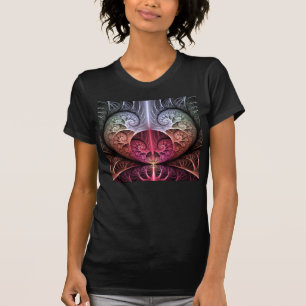 Heartbeat, Abstract Surreal Fantasy Fractal Art T-Shirt