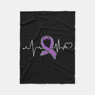 Heartbeat- Autoimmune Disease Awareness Supporter Fleece Blanket
