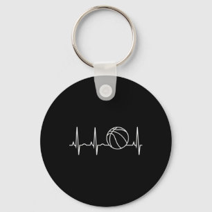 Heartbeat Basketball Best Basketball Player and F Key Ring