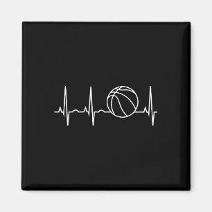 Heartbeat Basketball Best Basketball Player and F Magnet