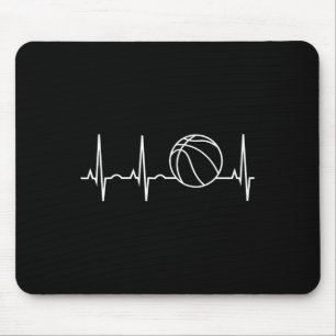 Heartbeat Basketball Best Basketball Player and F Mouse Pad