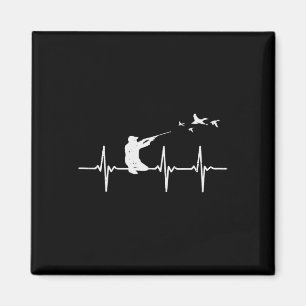 Heartbeat Bird Shooting Hunting Duck Goose Hunter Magnet