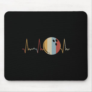 Heartbeat Bowling Byll Mouse Pad